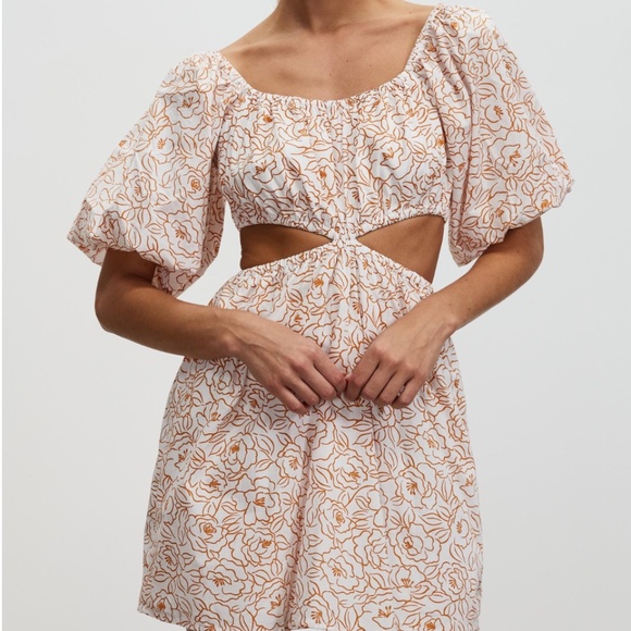 NWT Faithfull the Brand Gabelli Mini Dress Size US 4 (S) - Picture 1 of 11